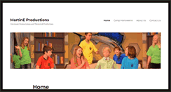 Desktop Screenshot of martineproductions.com