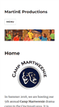 Mobile Screenshot of martineproductions.com